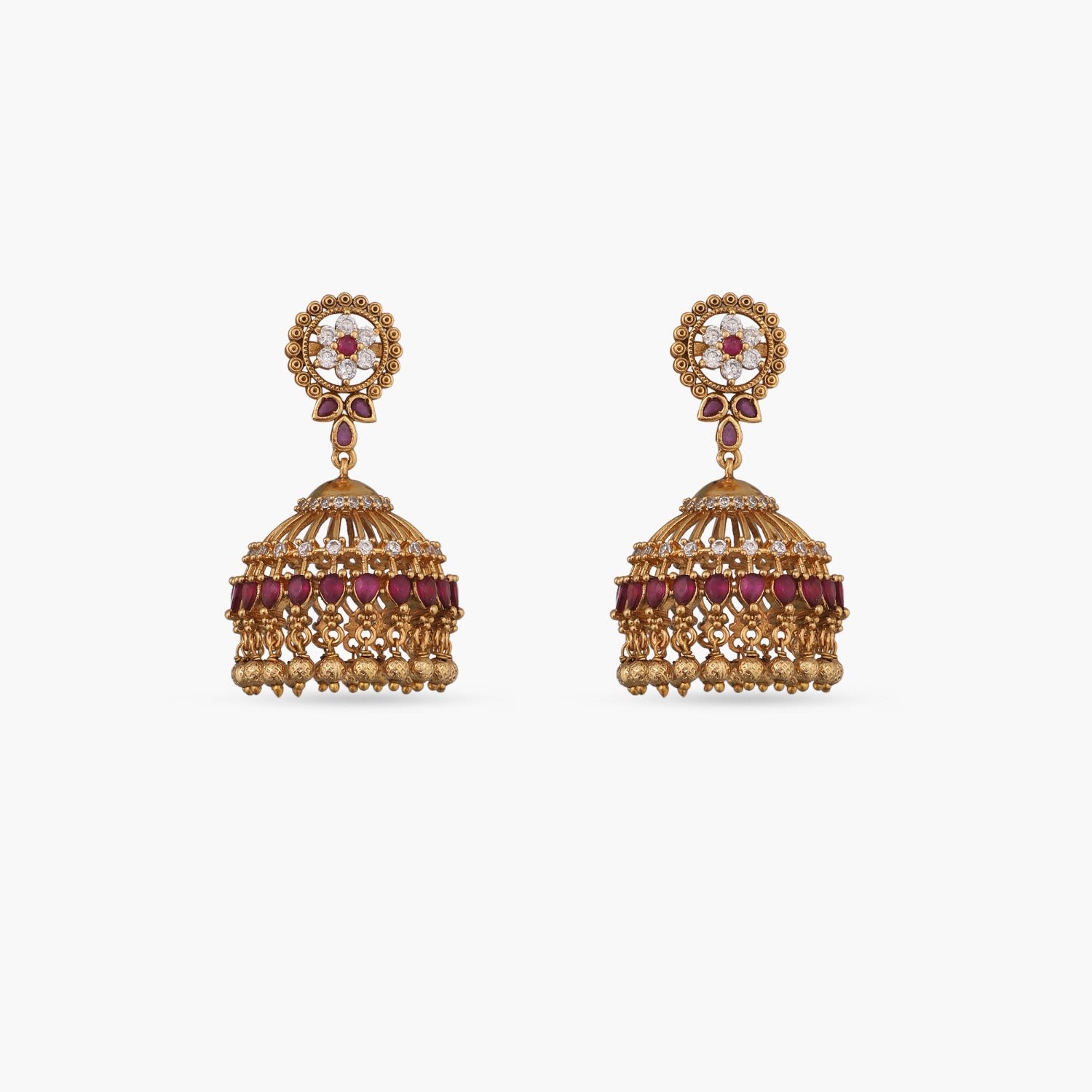 Buy Mahi Antique Jhumka Earrings Tarinika – Tarinika India