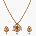 Saket Antique Temple Pendant Set