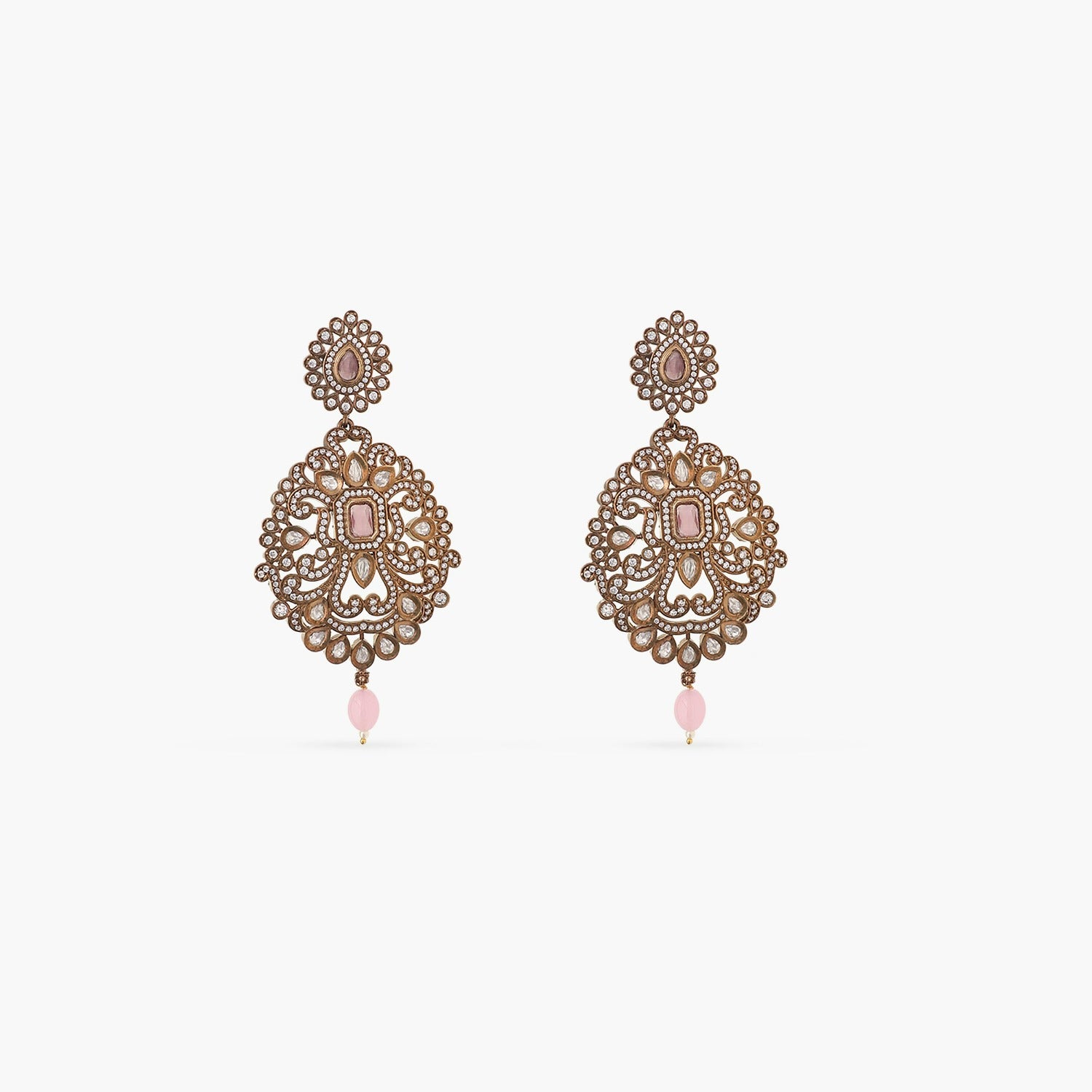 Briar Nakshatra CZ Chandelier Earrings