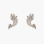 Fish and Pearl Oxidized Classic Earrings