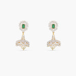 Laura Nakshatra CZ Jhumka Earrings