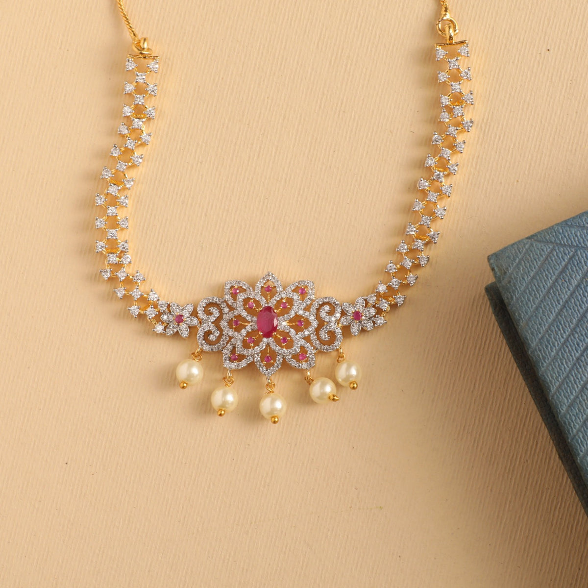 Beli Nakshatra CZ Necklace Set