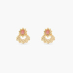 Ella Nakshatra CZ Stud Earrings