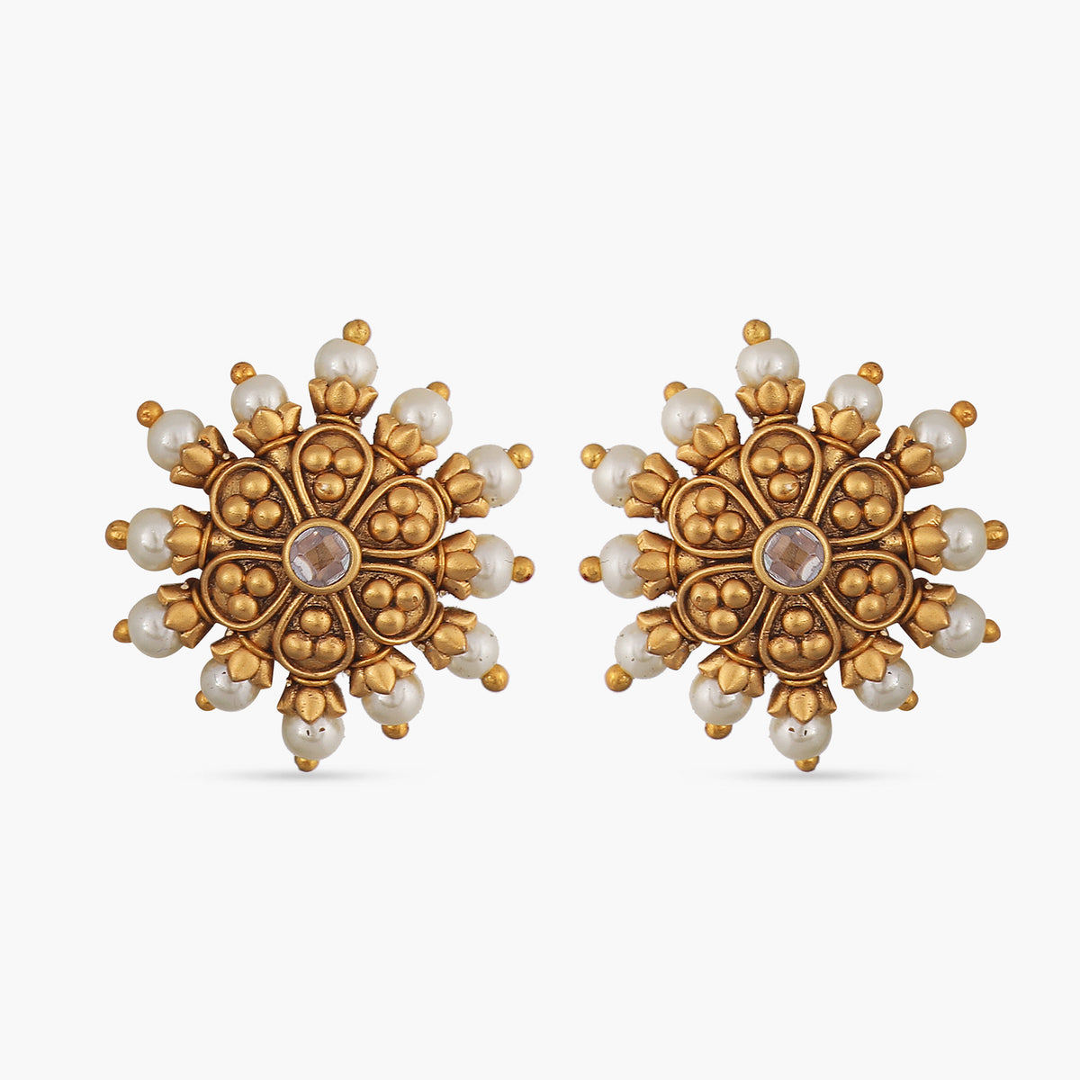 Sofia Pearl Antique Earrings