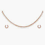 Narmeen Delicate CZ Necklace Set