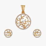 Deidra Delicate CZ Pendant Set