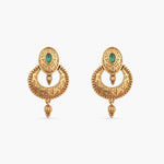 Azba Statement Antique Chandbali Earrings