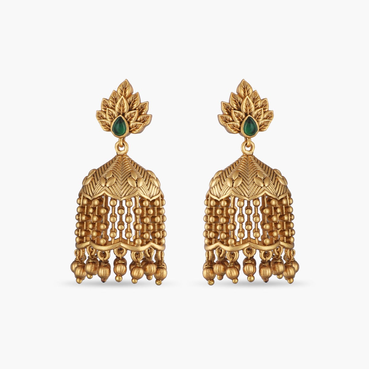 Lata Antique Jhumka Earrings