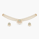 Bella Nakshatra CZ Pearl Choker Set