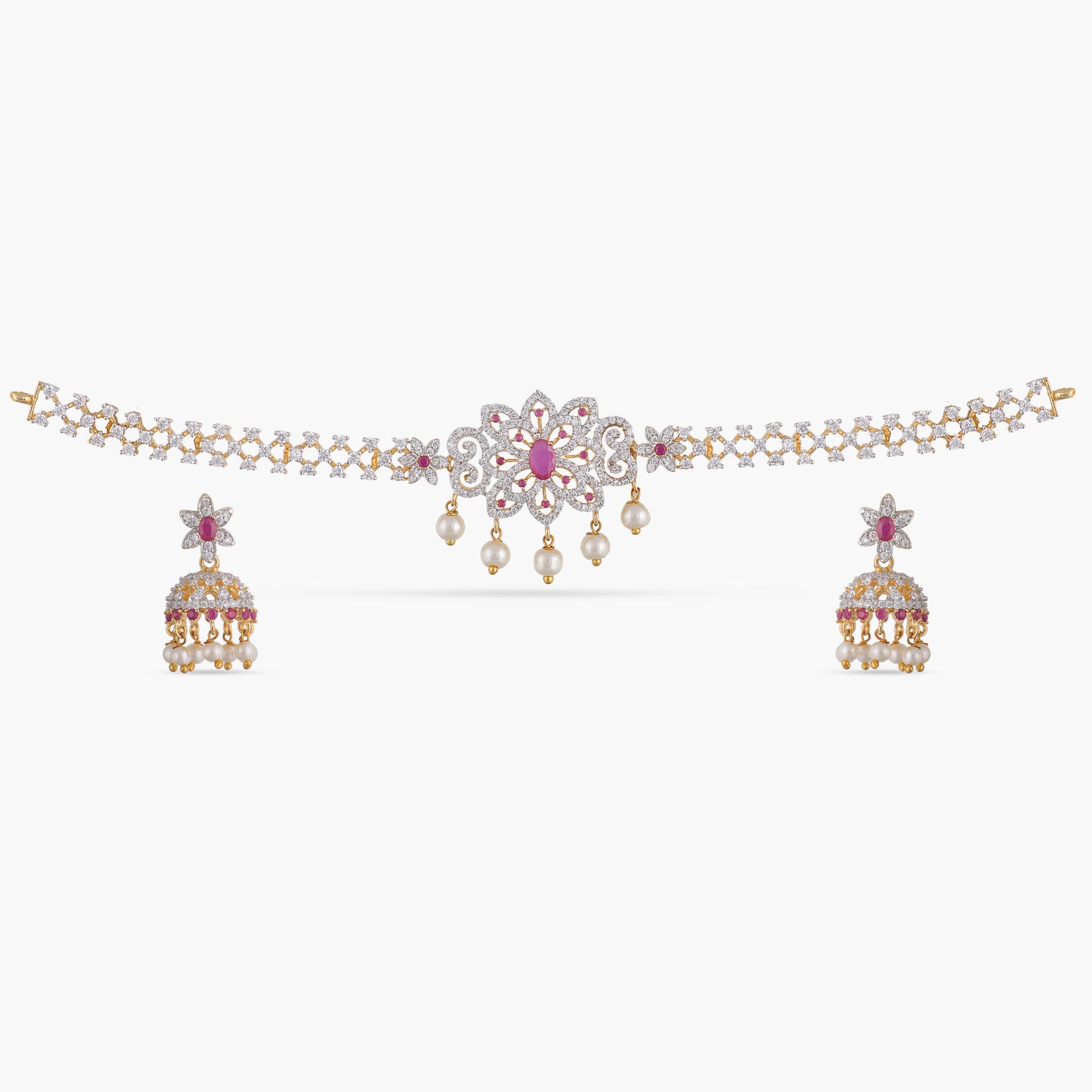 Beli Nakshatra CZ Necklace Set