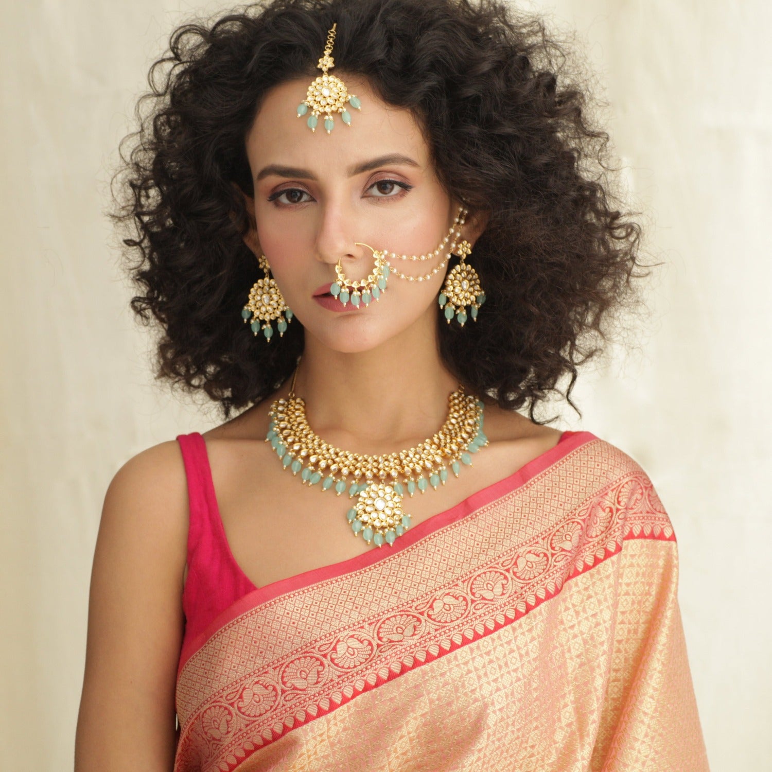 Yovana Kundan Bridal Set