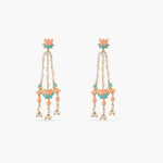 Jalaja Double Motif Long Earring