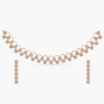 Flowery Delicate CZ Necklace Set