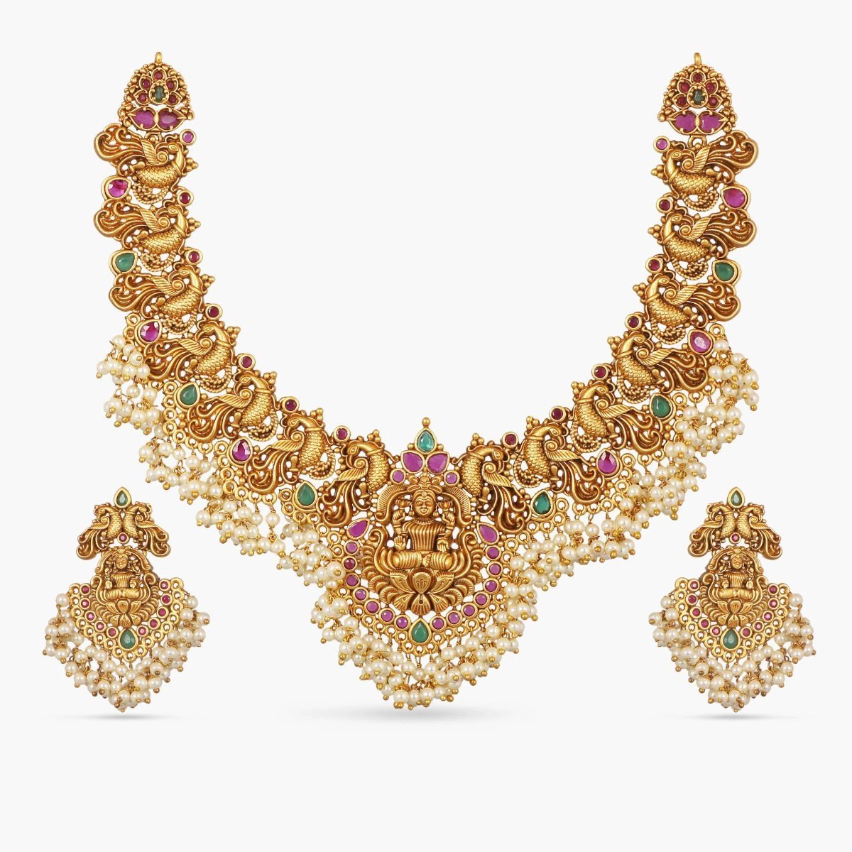 Shop Exclusive Cira Antique Necklace Set by Tarinika