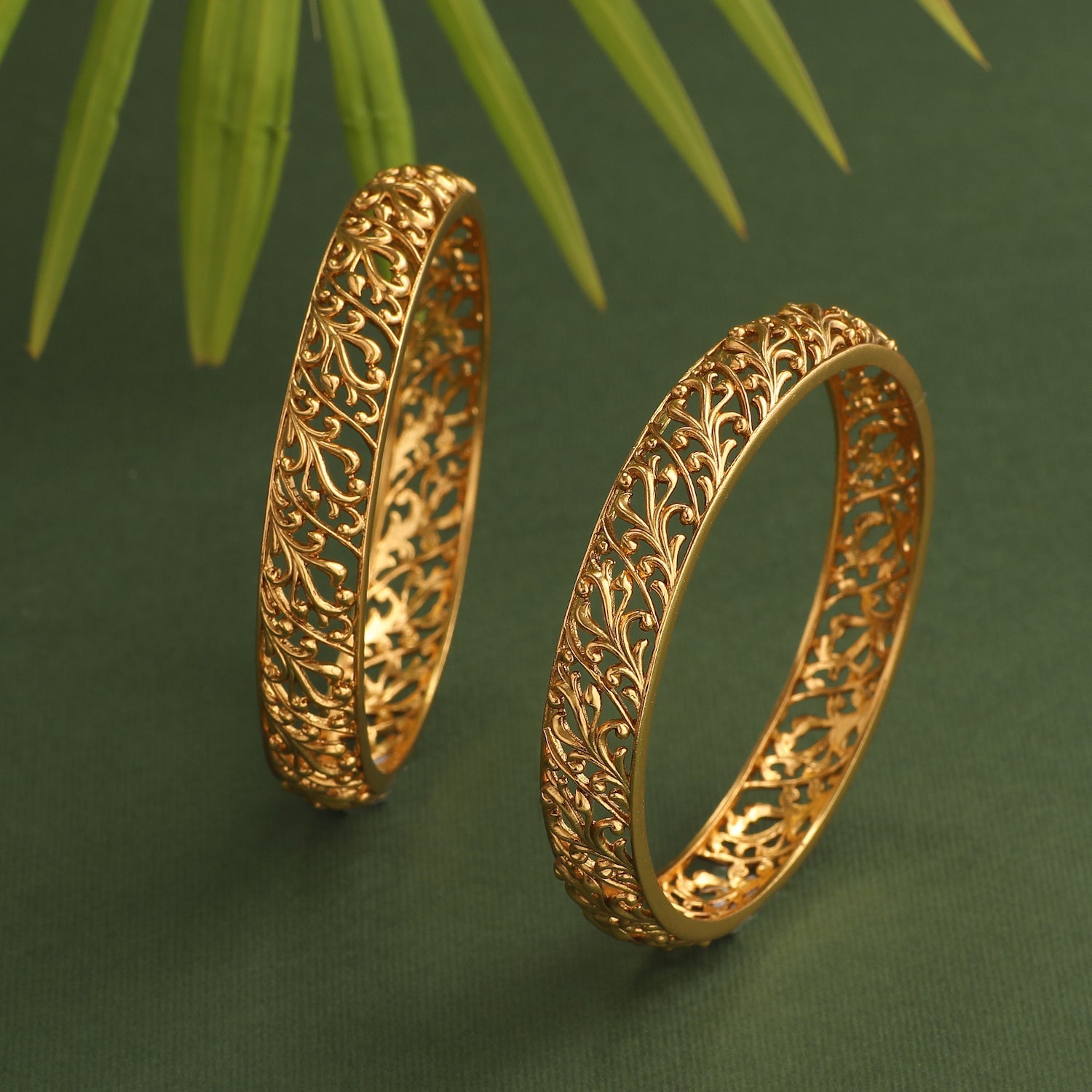 9 Designer Gold Plated Bangles for the Impeccable Women