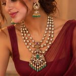 Aaradhya Victorian Layered Necklace Set