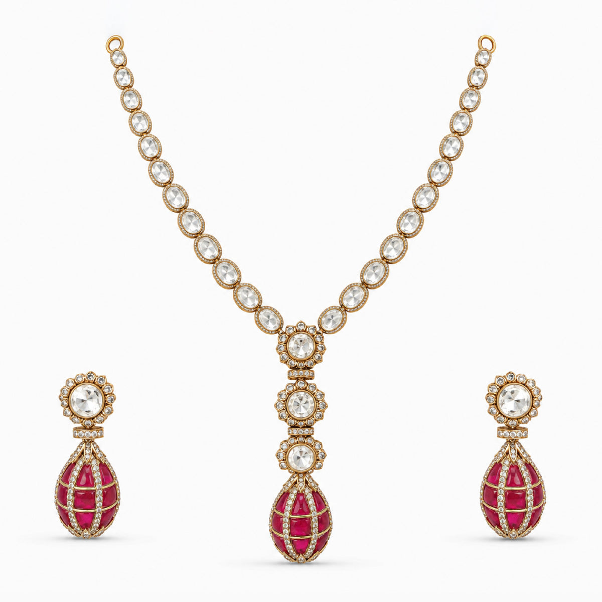 Ruhani Victorian Delicate Necklace Set