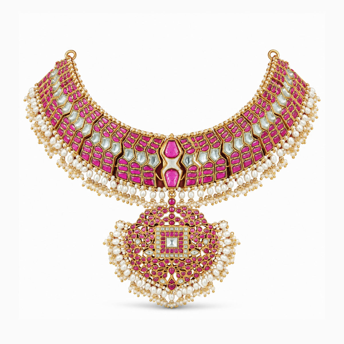Radhika Red Statement Choker