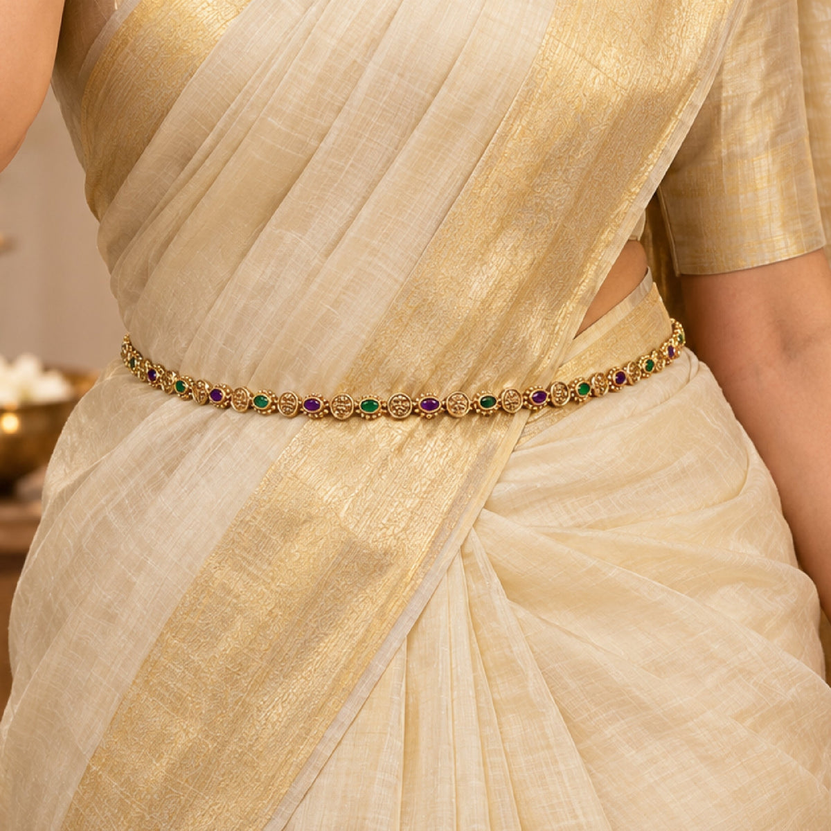 Kavya Antique Waist Chain