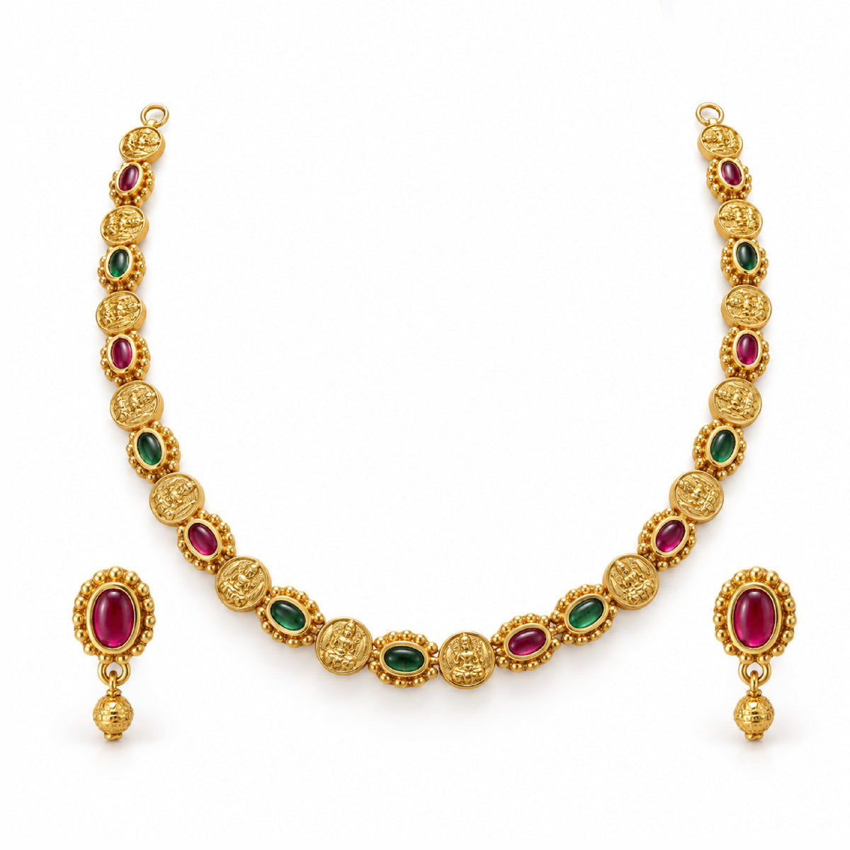 Rishika Antique Necklace Set