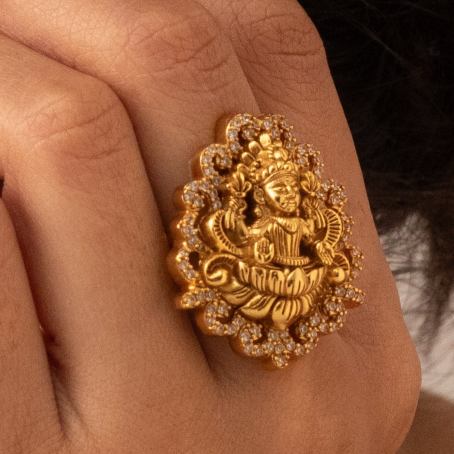 Sudeshna Antique Finger Ring