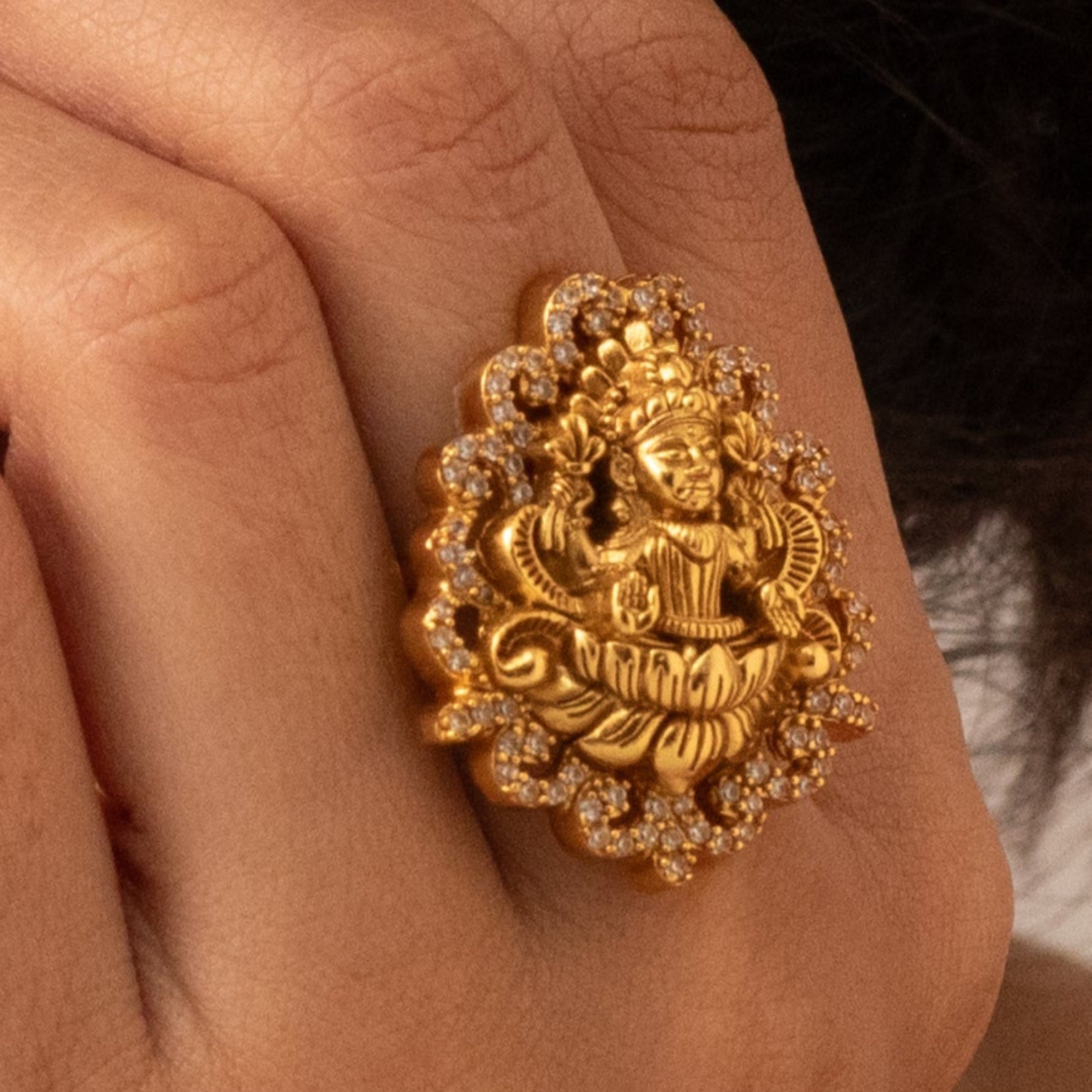Sudeshna Antique Finger Ring