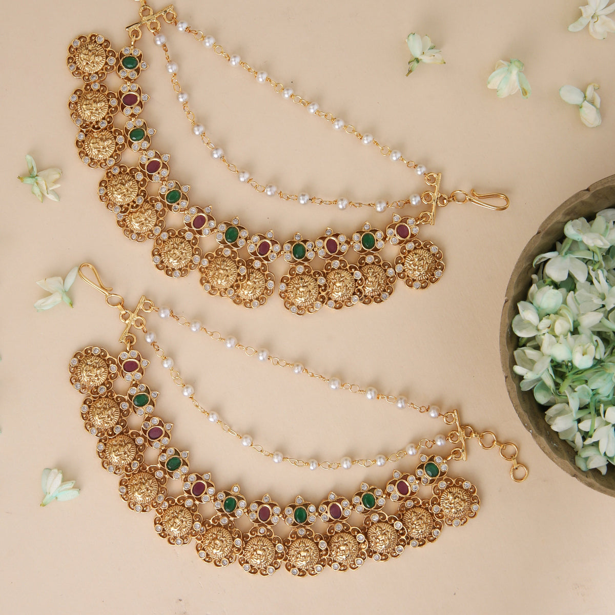 Dhriti Antique Ear Chain