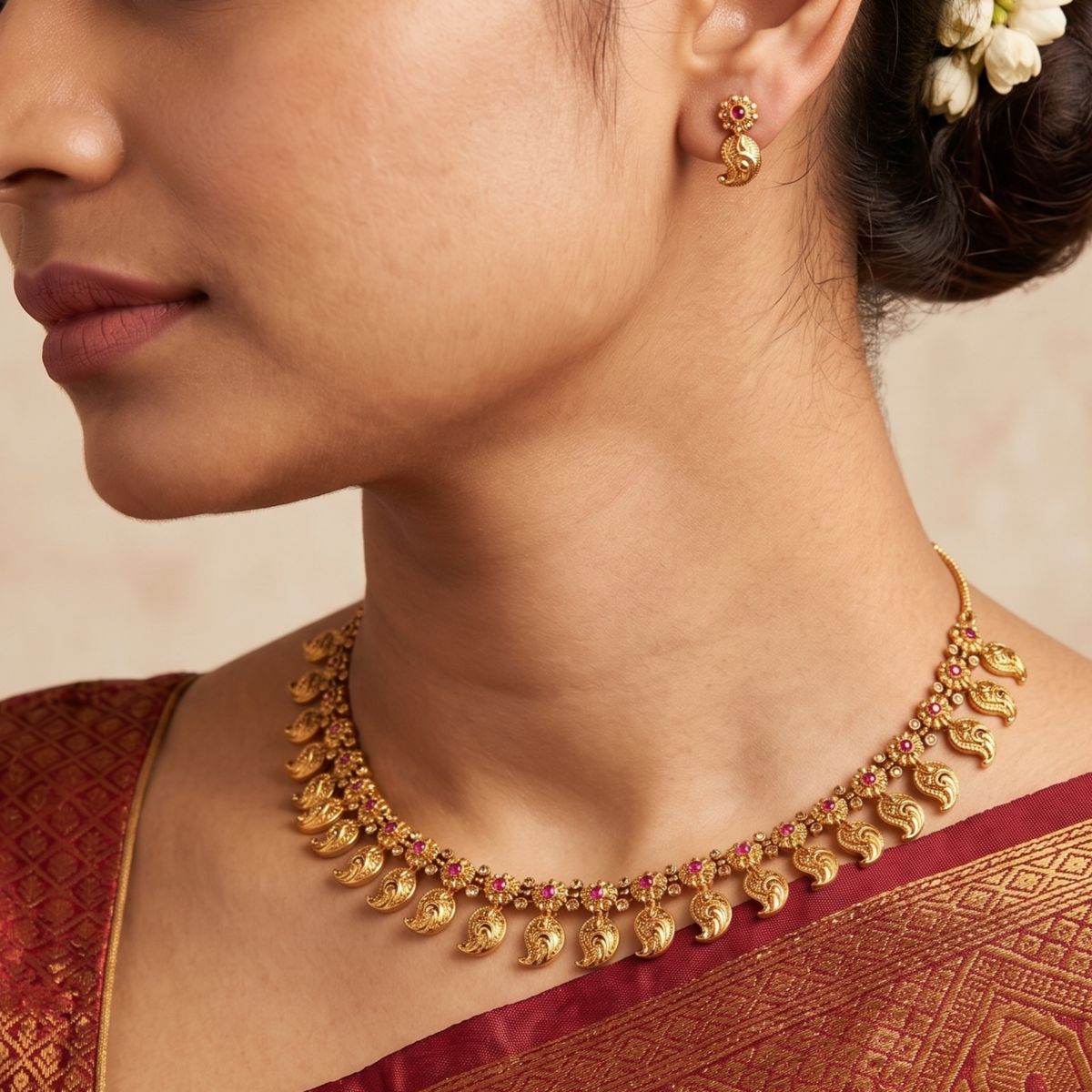 Kiara Antique Necklace Set