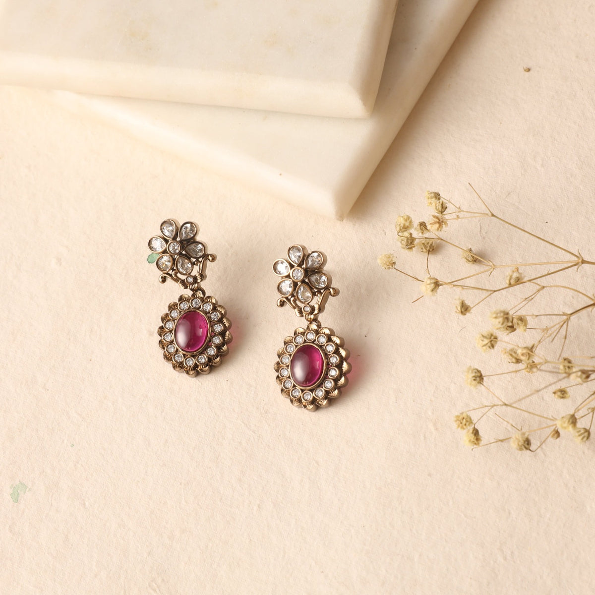 Ulka Nakshatra CZ Earrings