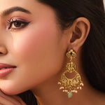 Ashira Antique Chandbali Earrings