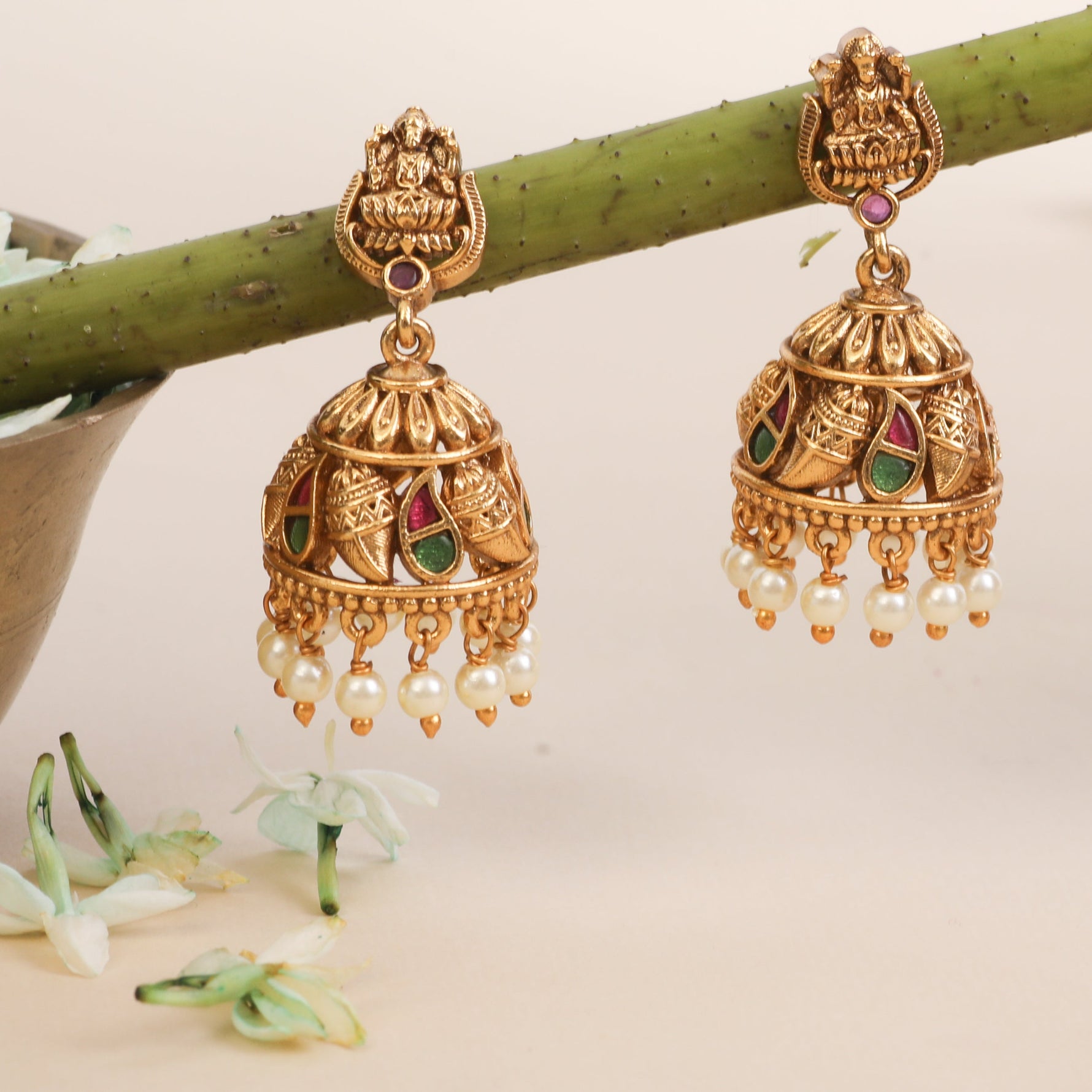 Sharvanya Antique Long Necklace Set