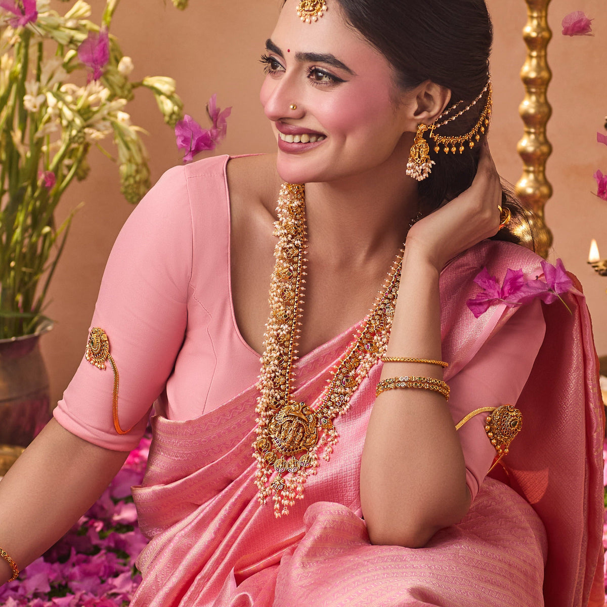 Siya Ram Antique Necklace Set