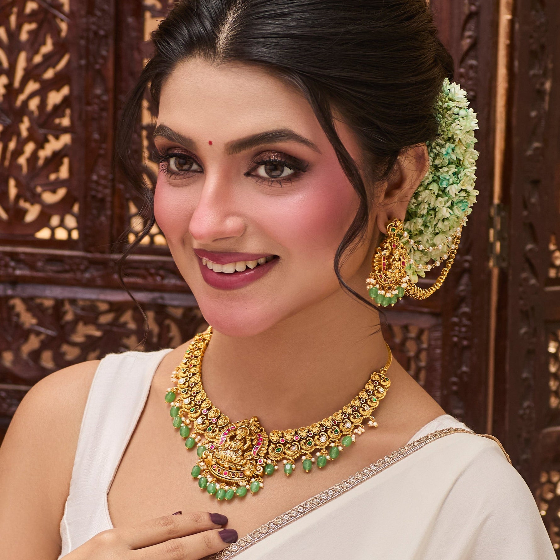 Kavirika Temple Necklace Set