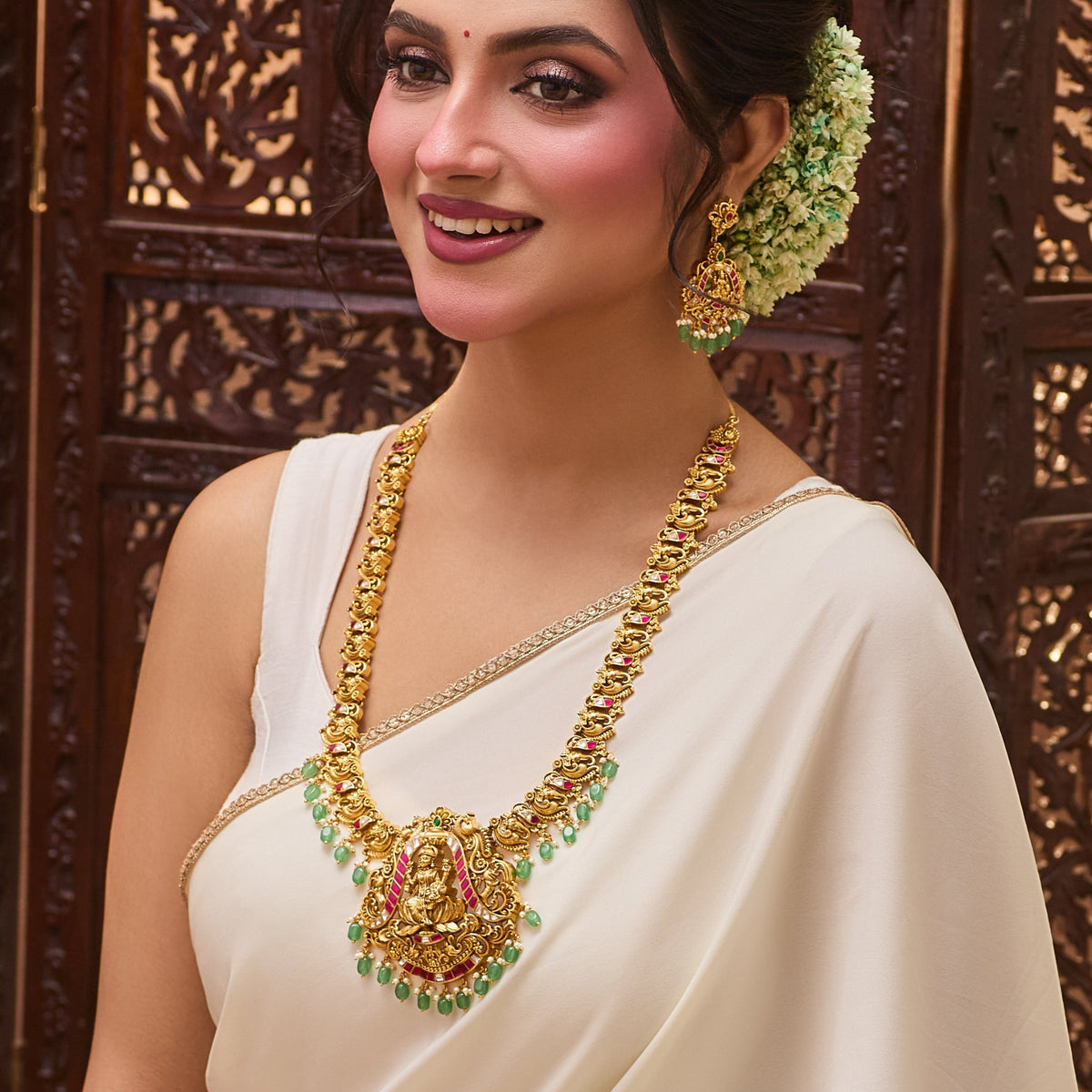 Rithmika Antique Long Necklace Set