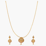 Advika Antique Temple Pendant Set