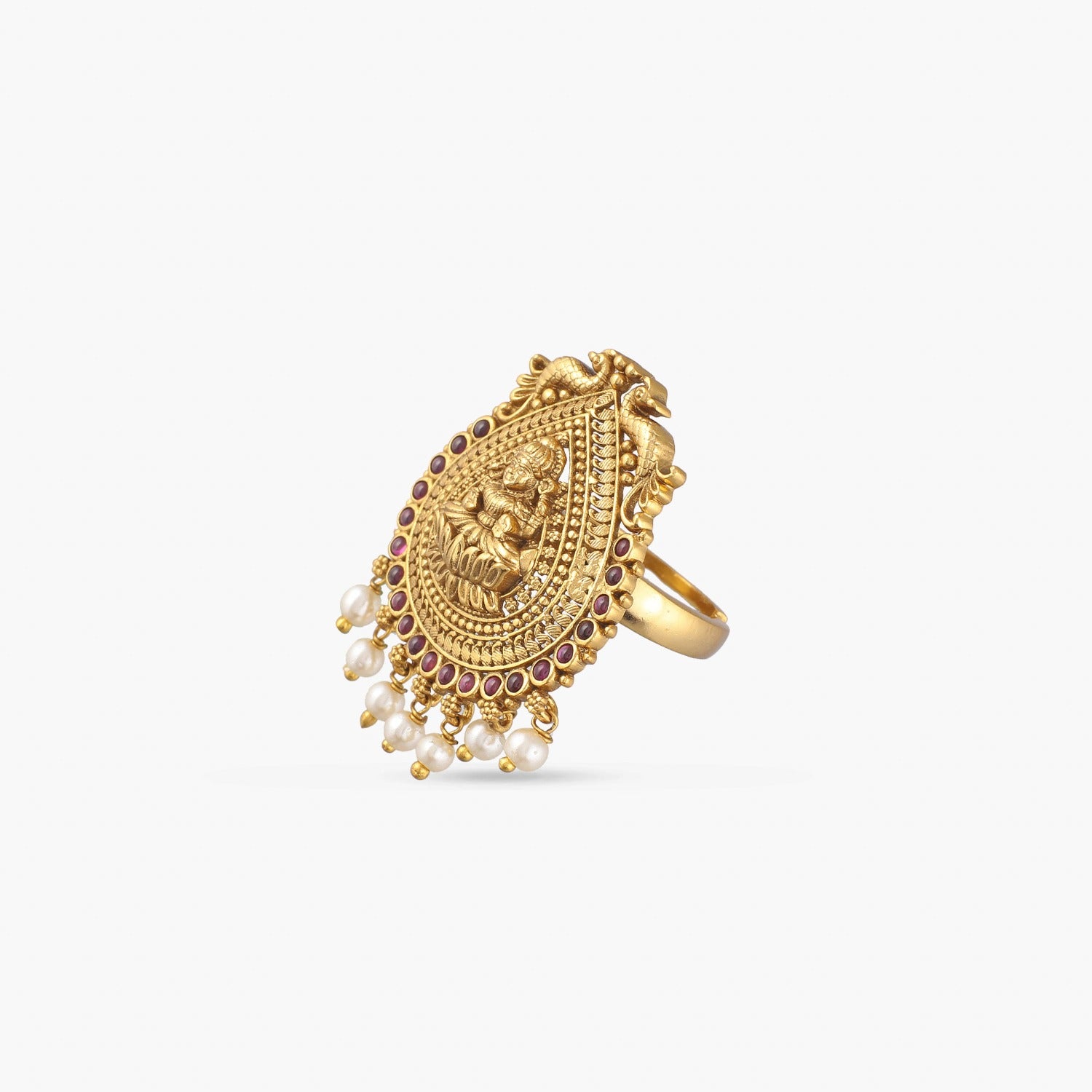 Men's Gold Finger Ring (MFR534)