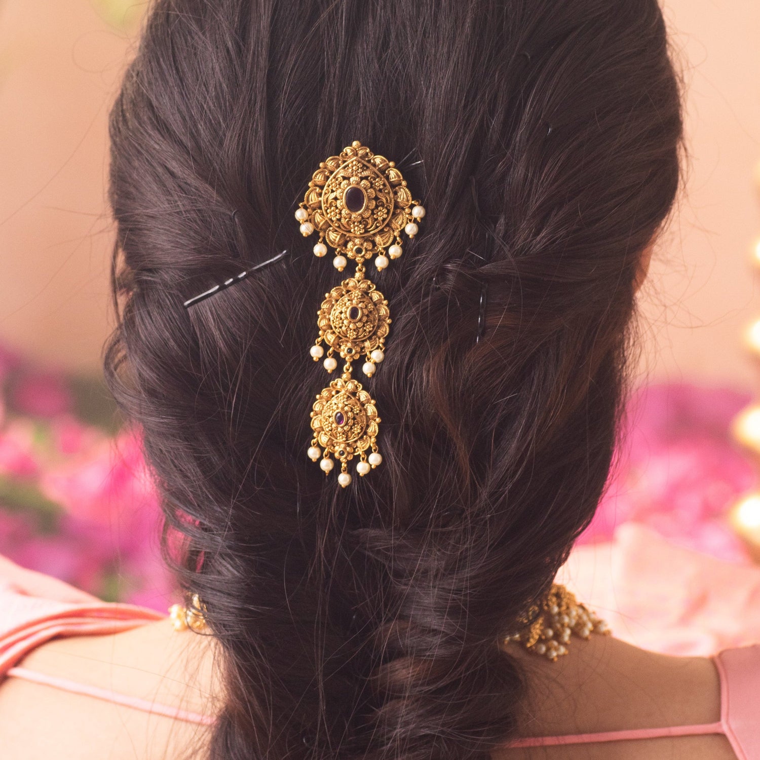 Malini Antique Hair Brooch