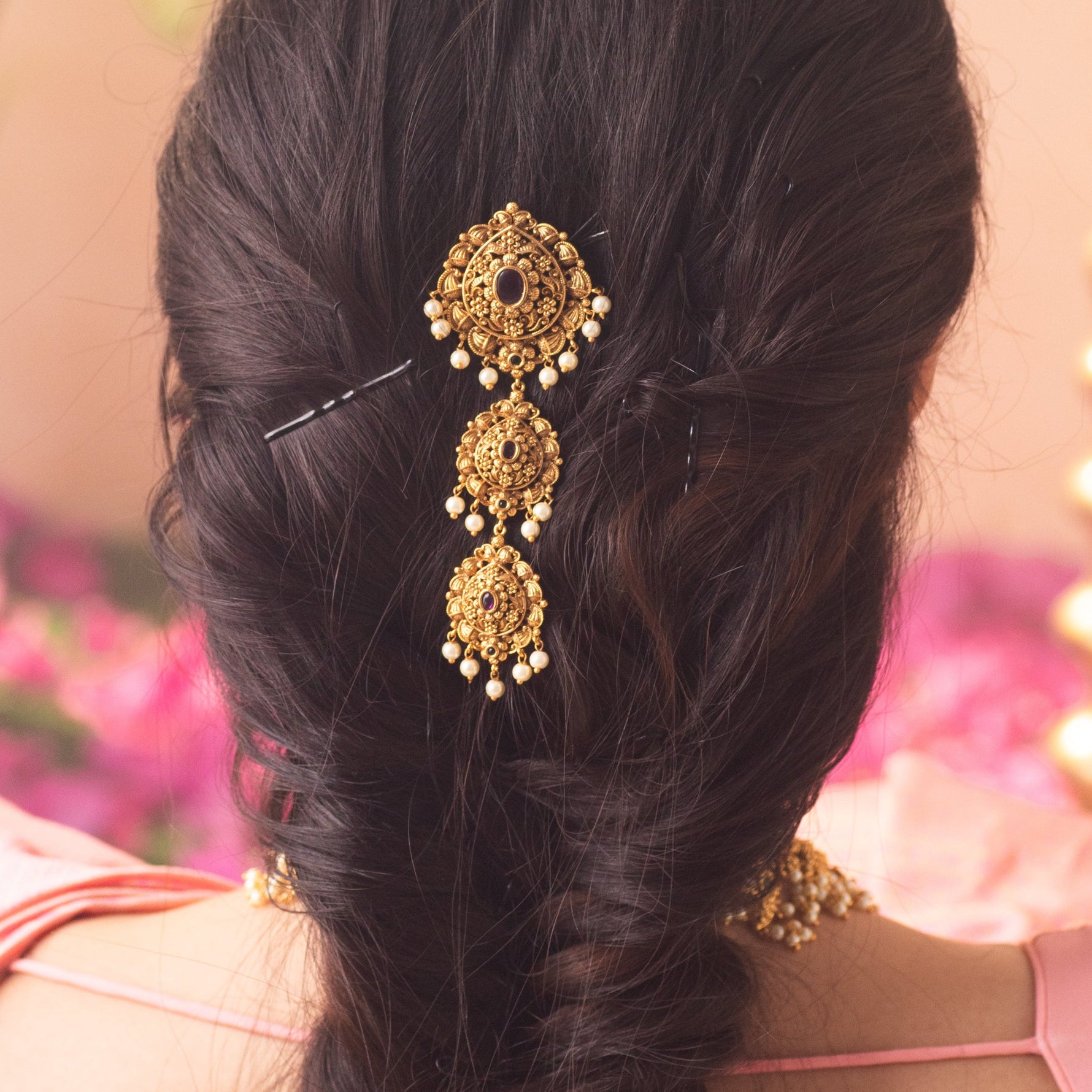 Malini Antique Hair Brooch