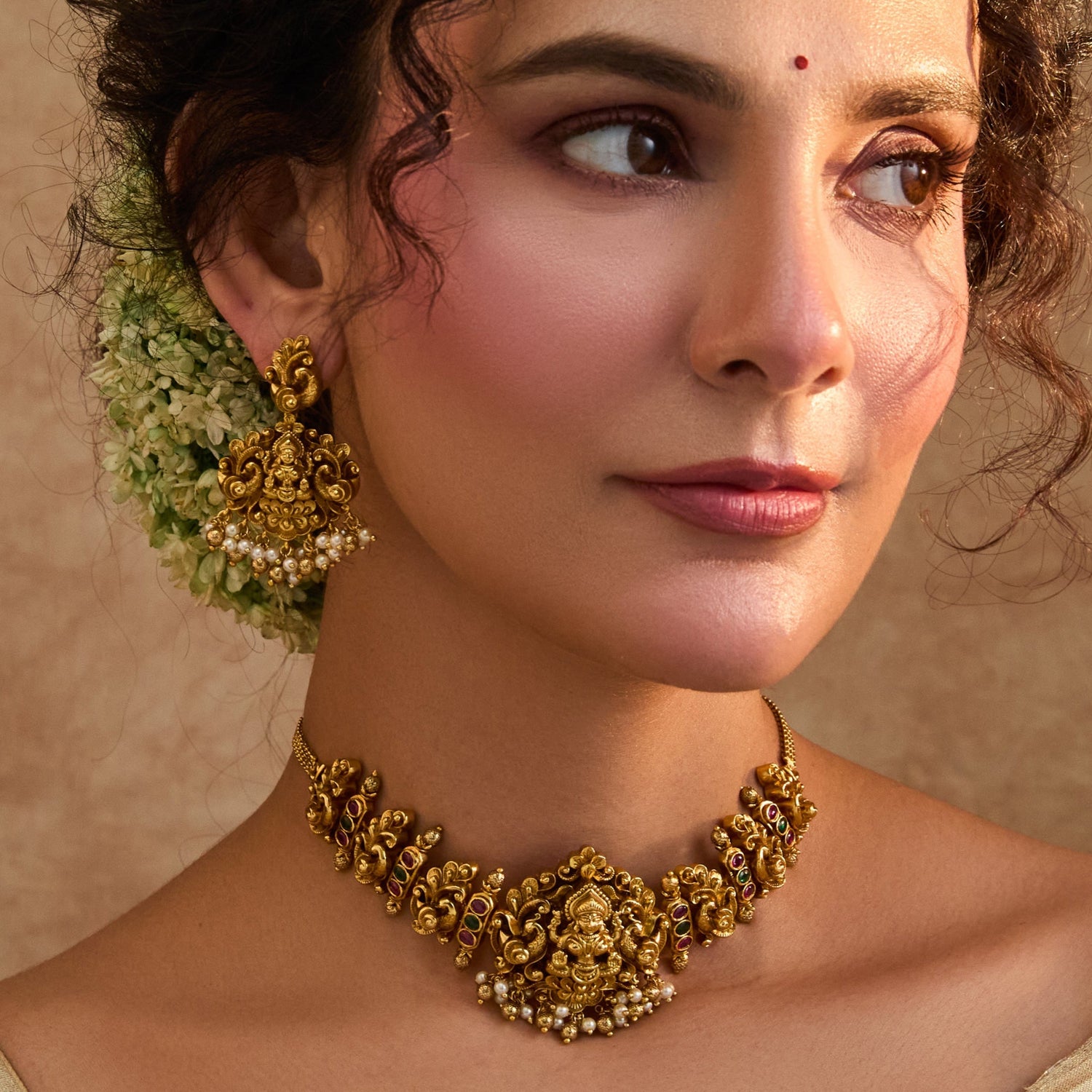 Kumudini Antique Choker Set