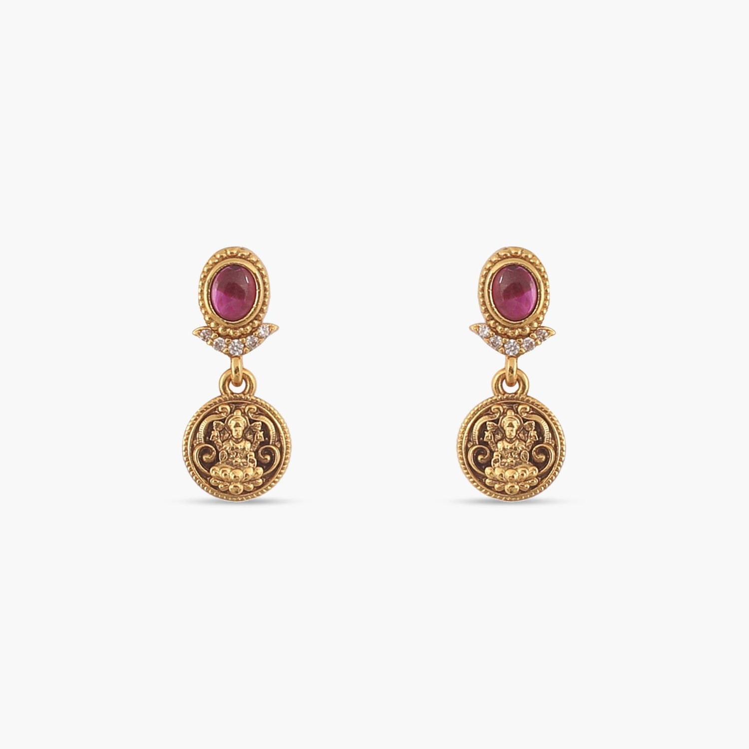 Gajini Antique Coin Necklace Set