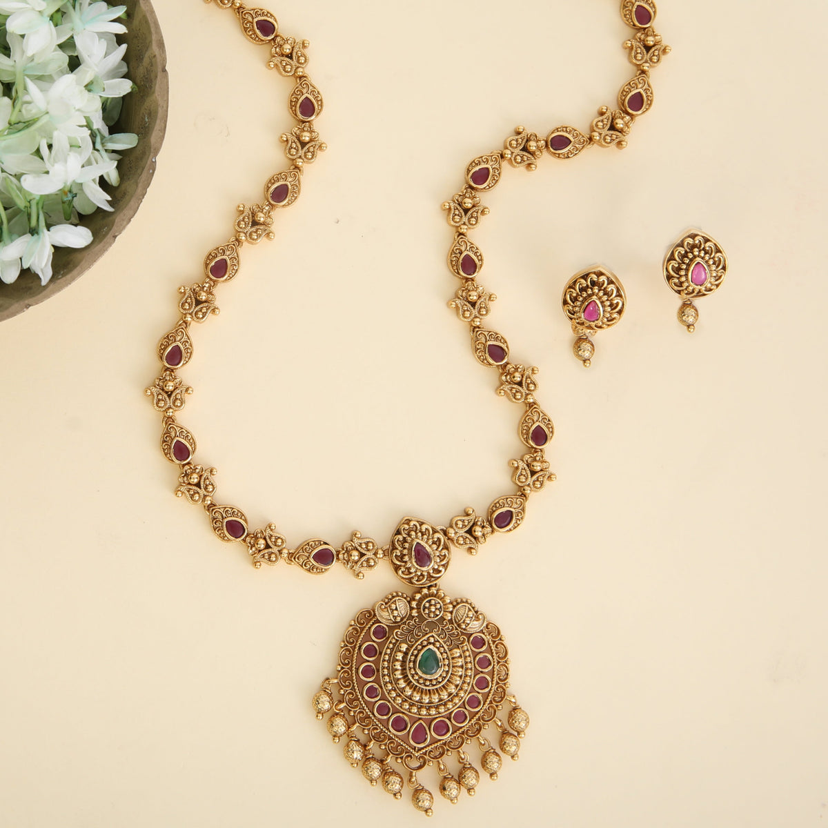 Charita Antique Necklace Set