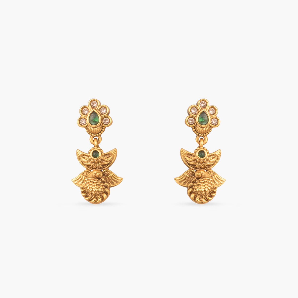 Trinayani Antique Necklace Set