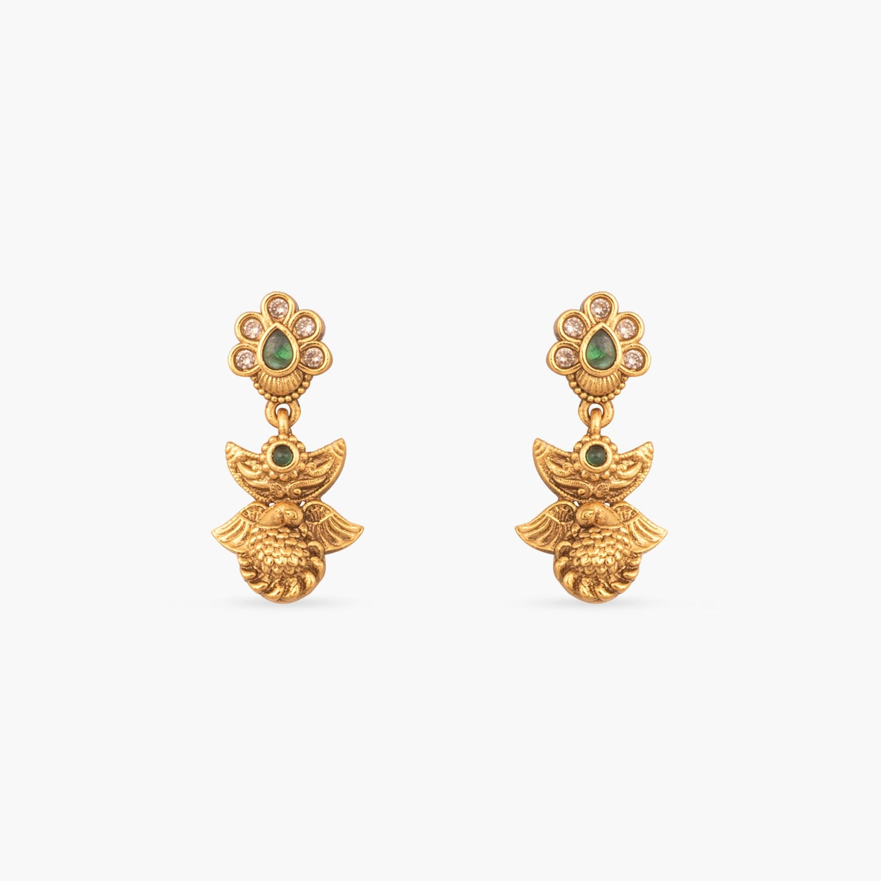 Trinayani Antique Necklace Set