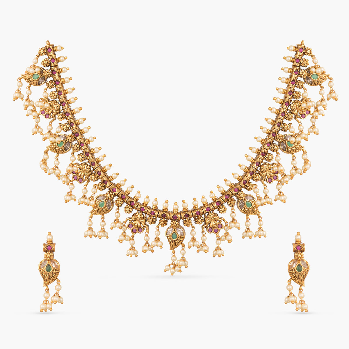 Triveni  Antique Necklace Set