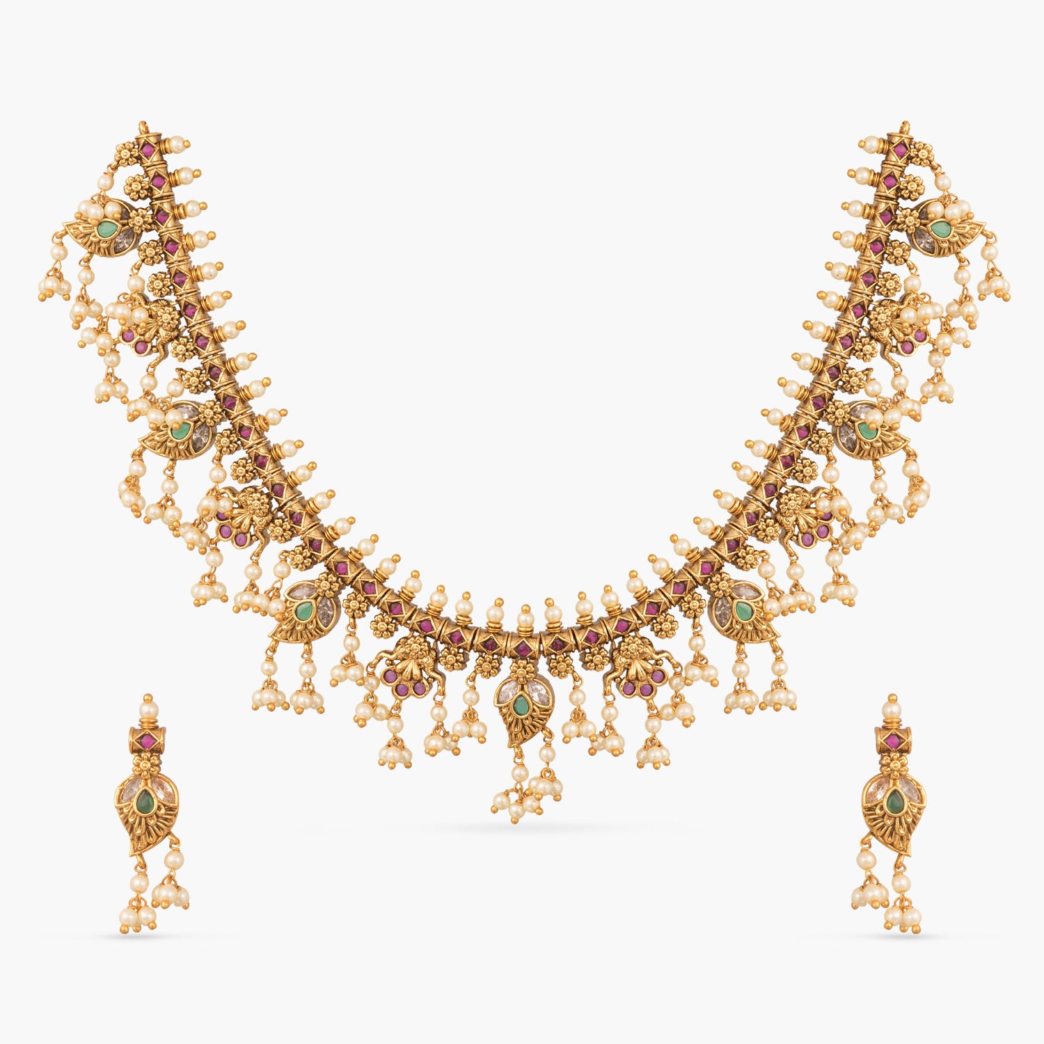 Triveni  Antique Necklace Set