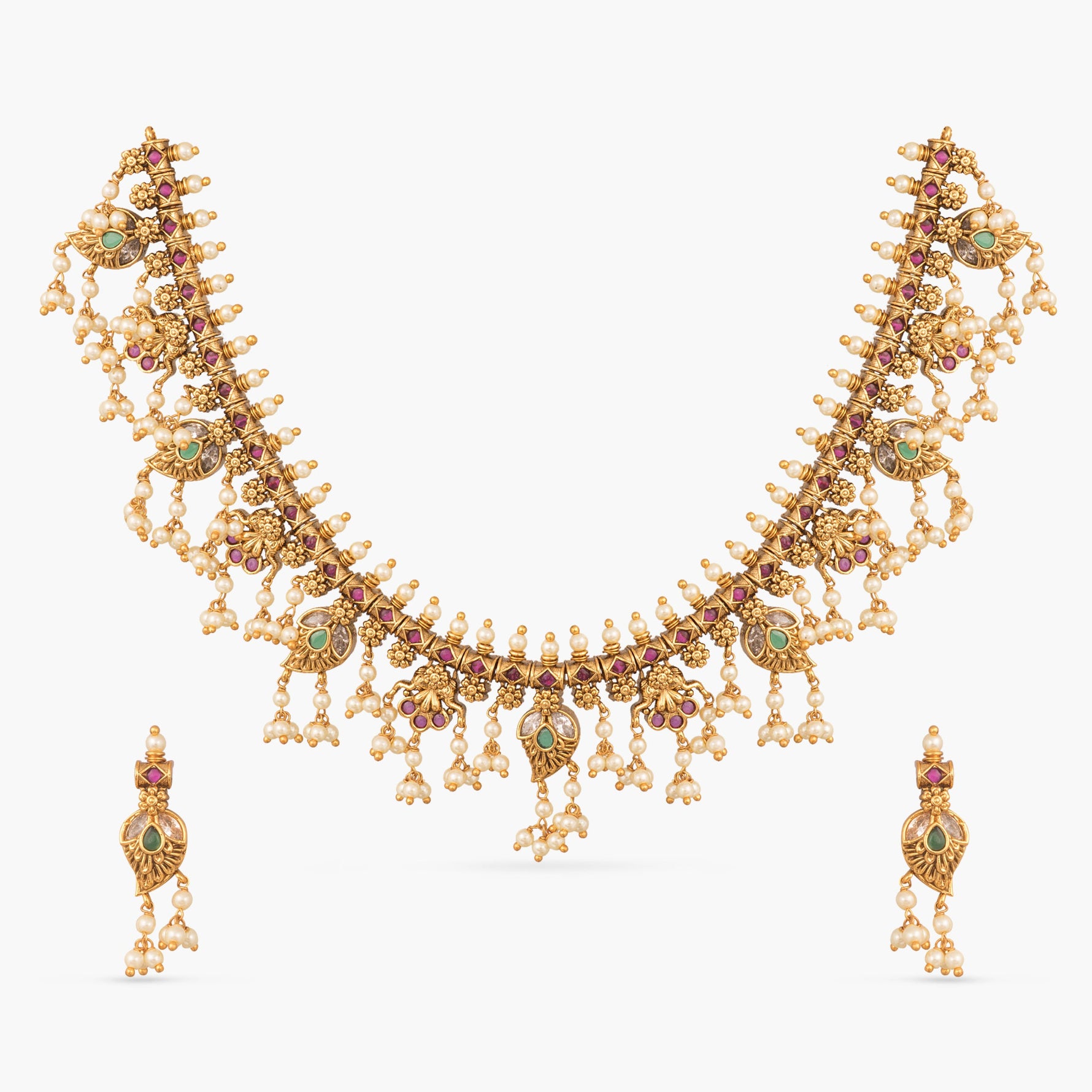 Triveni  Antique Necklace Set
