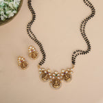 Tanvika Antique Black Beads Necklace Set