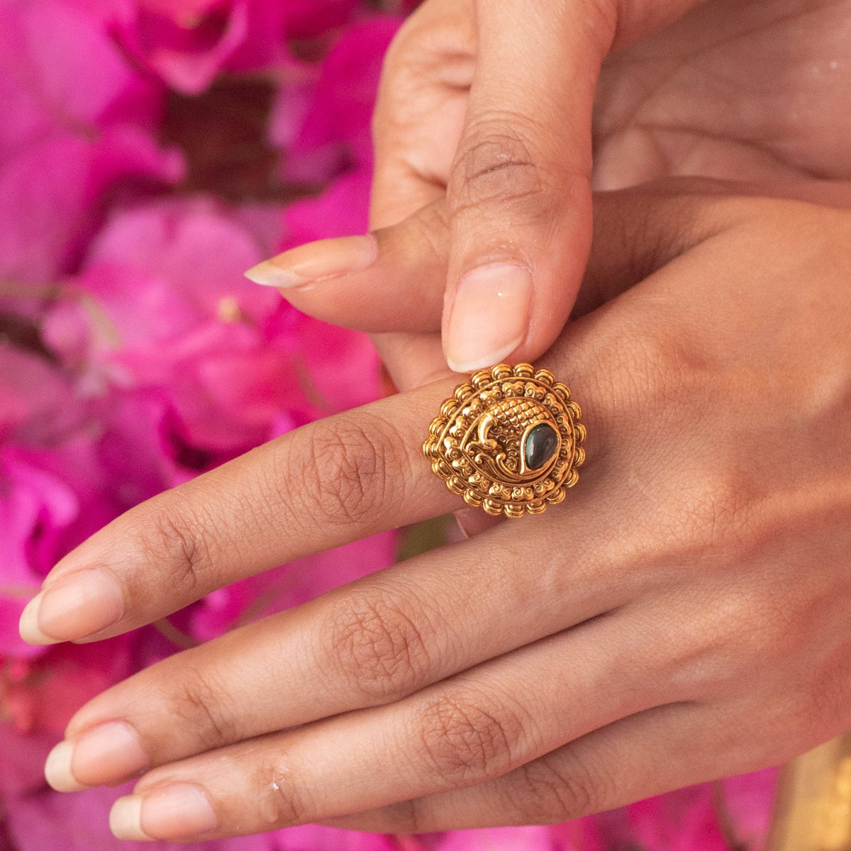 Prisha Antique Finger Ring