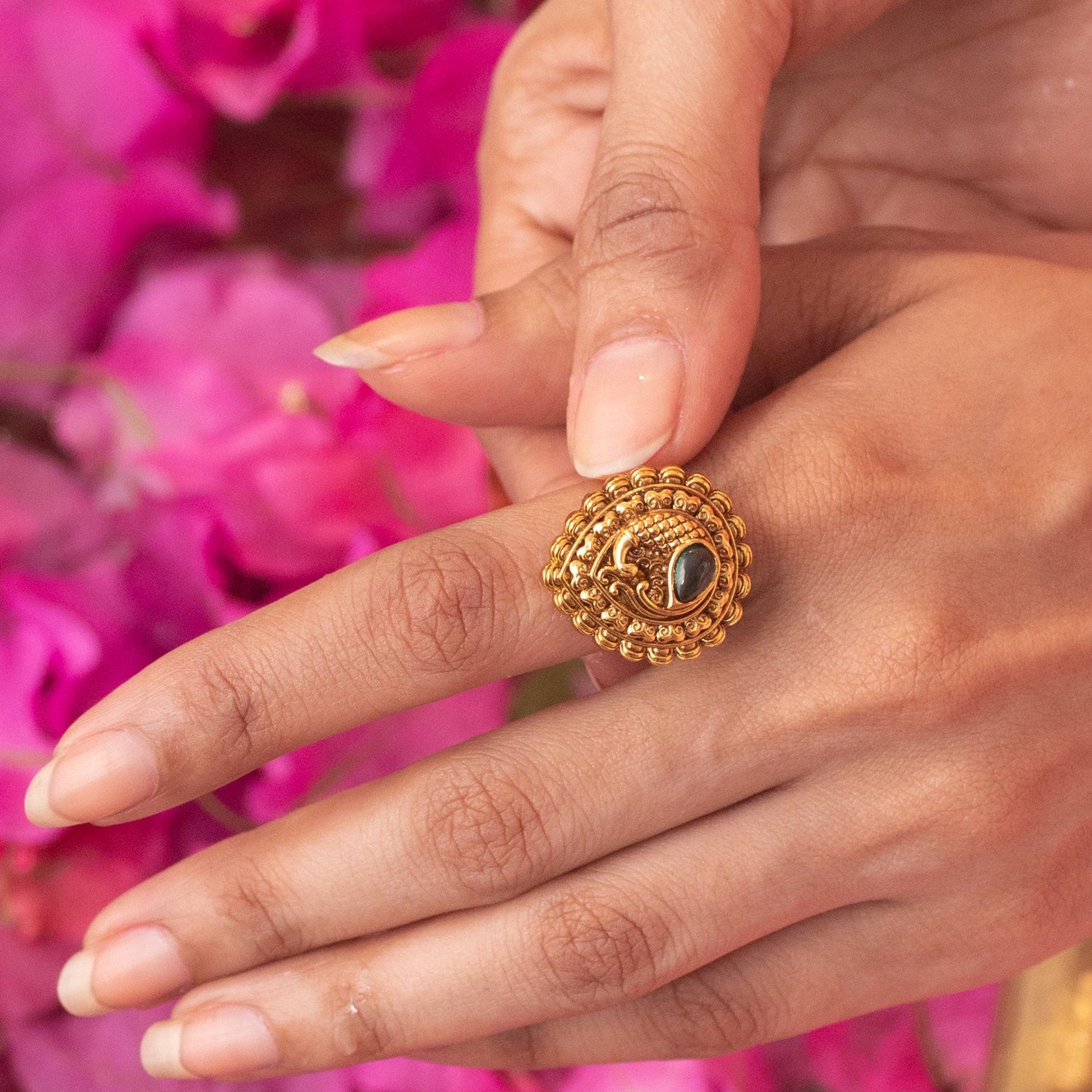 Prisha Antique Finger Ring