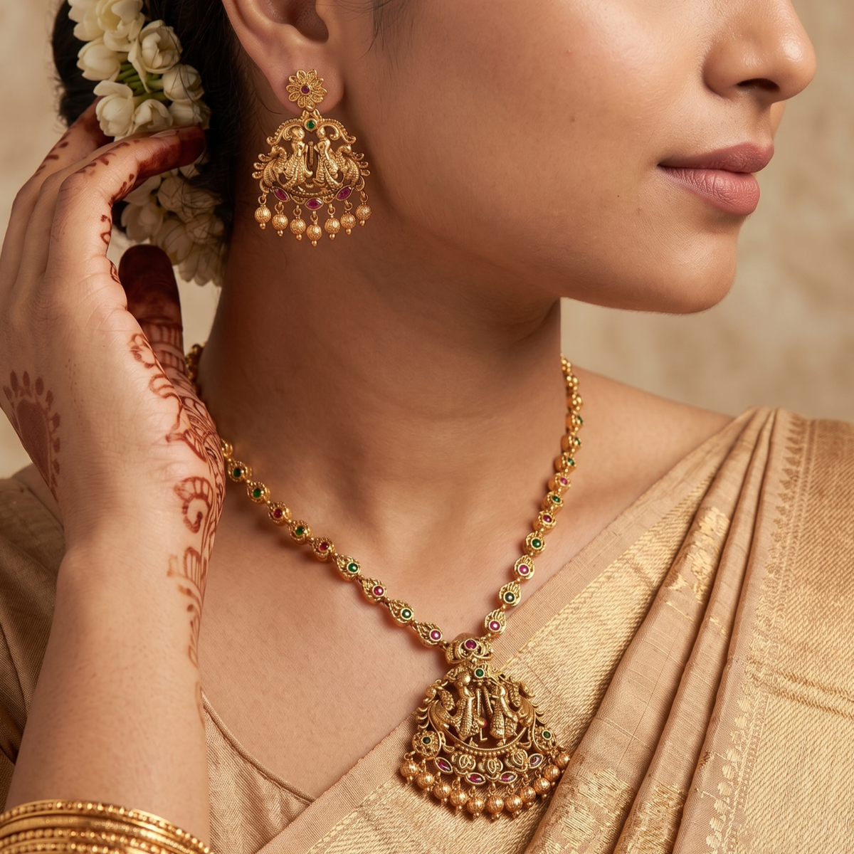 Advaya Antique Necklace Set